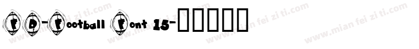 FD-Football Font 15字体转换